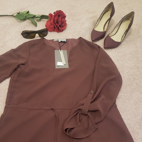 Vero Moda Decadent Chocolate Short Dress - Picture 4 of 7